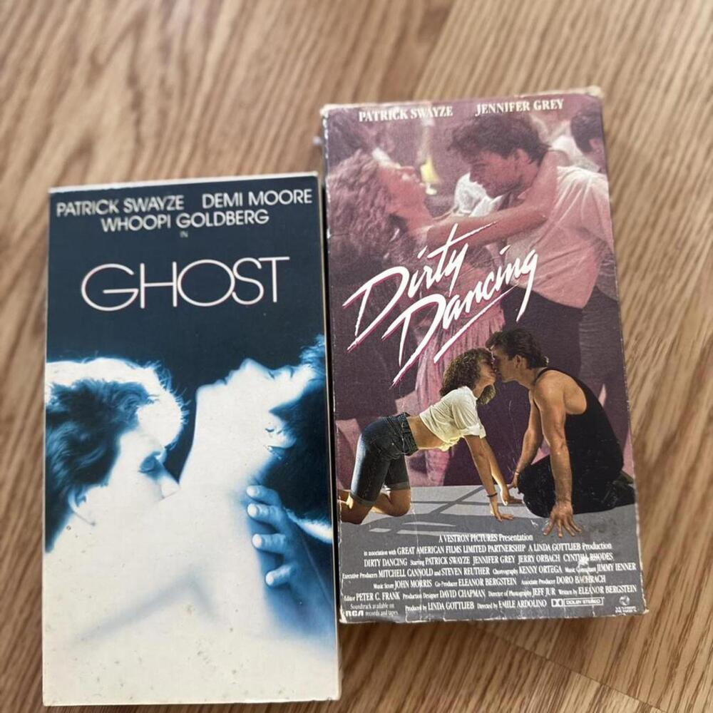 Ghost and Dirty Dancing VHS tapes